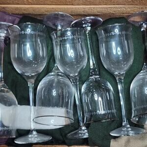 Lenox Pearl Platinum Crystal Iced Beverage Glass Goblet Set 20 Pc Elegant